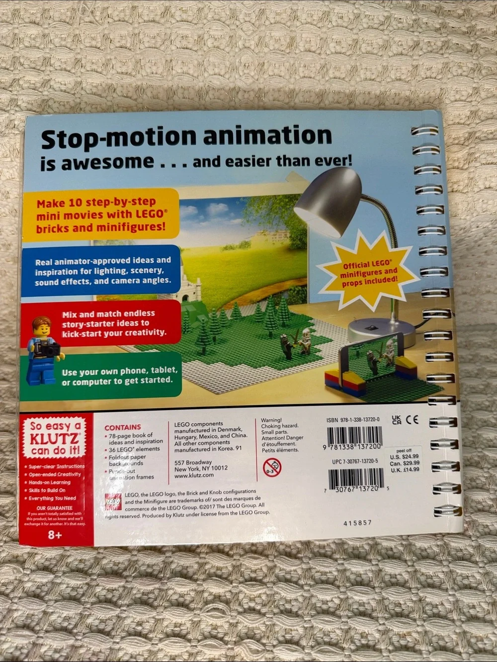 NWT KLUTZ Lego Make Your Own Movie Activity Kit Complete Set Creative RARE